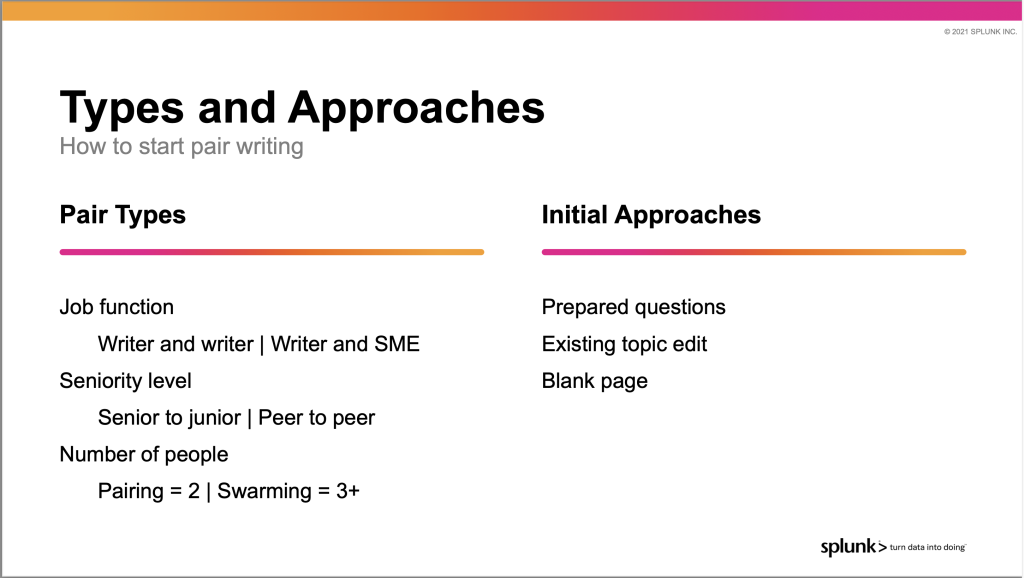 tekom 2021 presentation Writing SaaS Doc slide 4